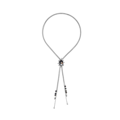 Flowing Light Double-Layer Slider Necklace