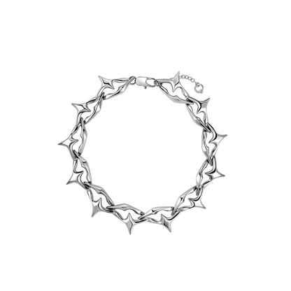 Diamond Prism Spike Necklace