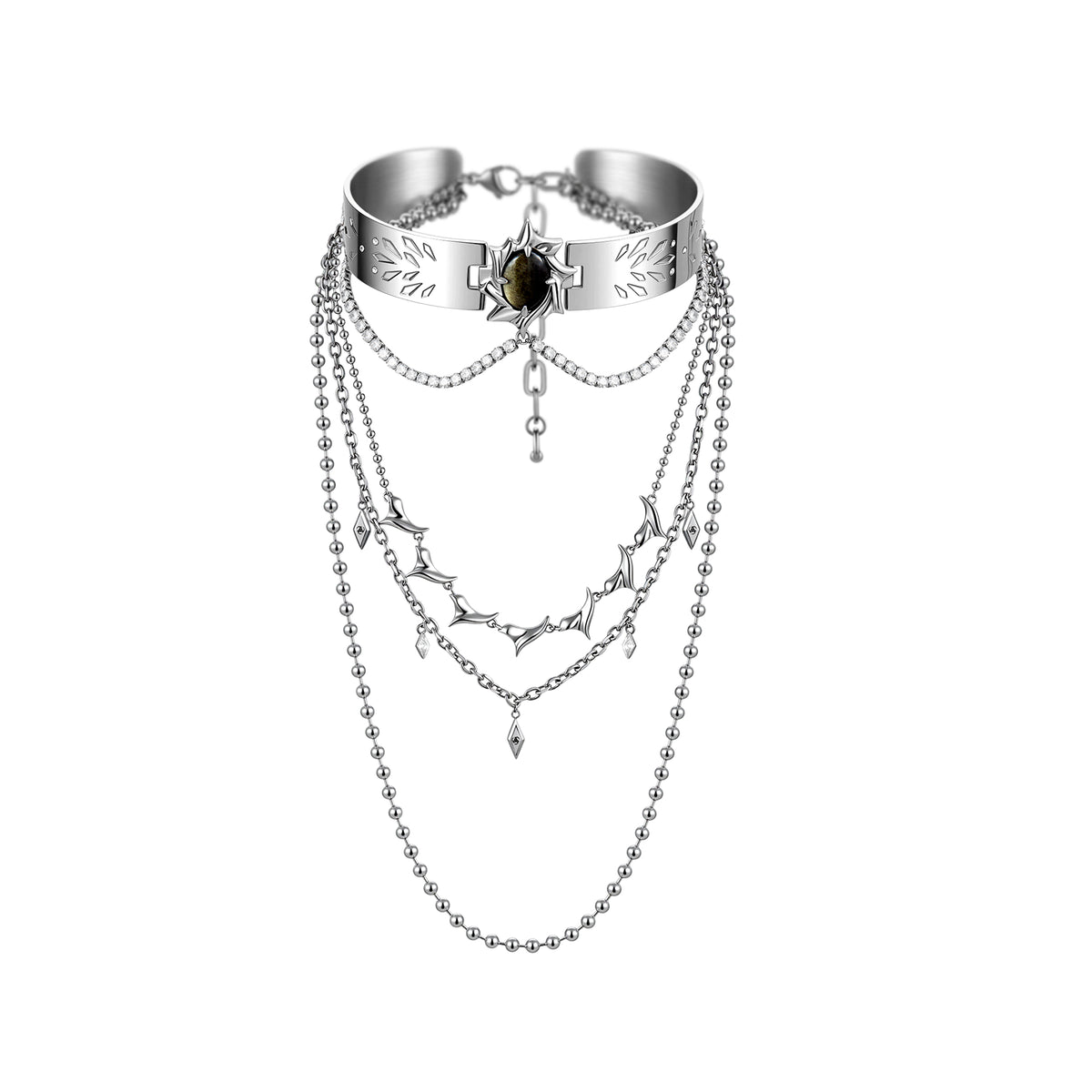 Flowing Light Multi-Layer Choker