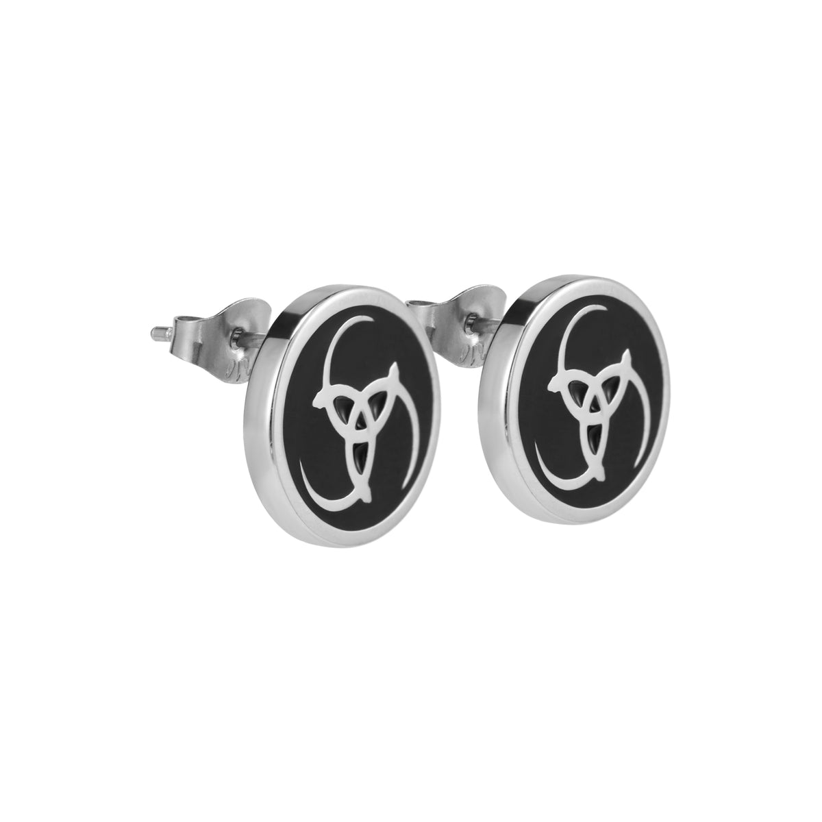 Triple Serpent Stud Earrings