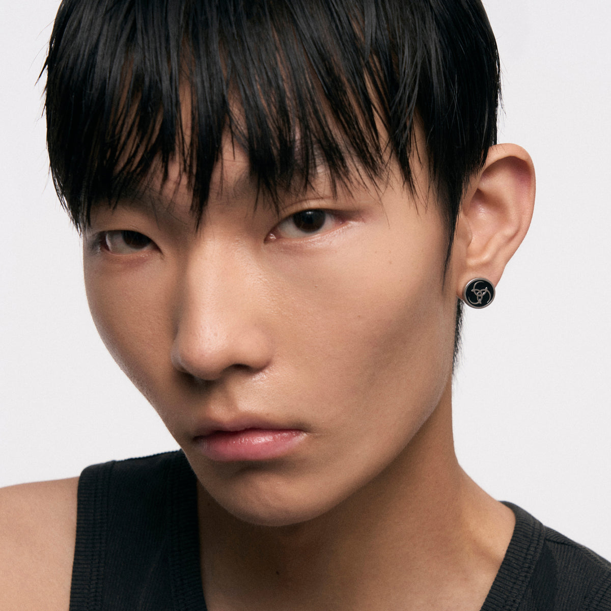 Triple Serpent Stud Earrings