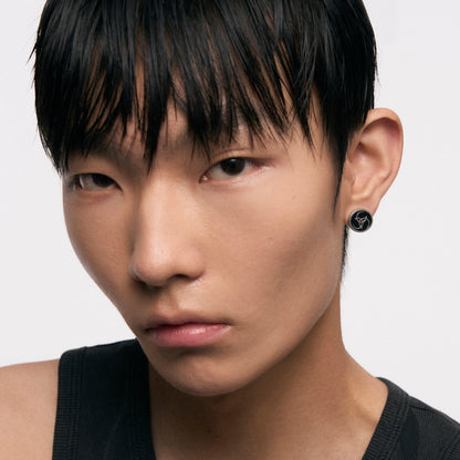 Triple Serpent Stud Earrings