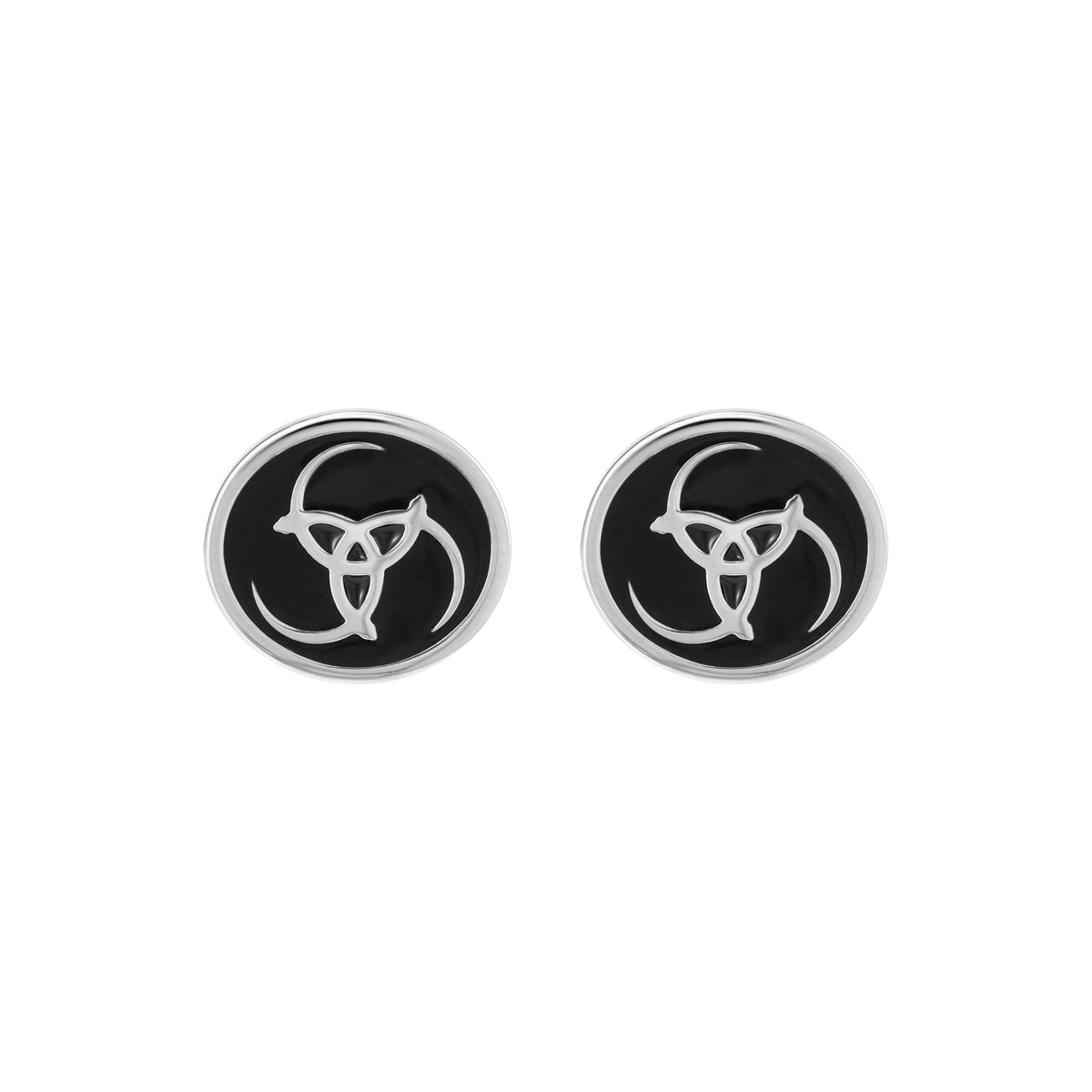 Triple Serpent Stud Earrings