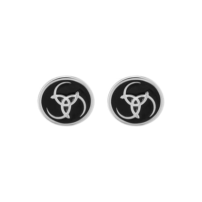 Triple Serpent Stud Earrings