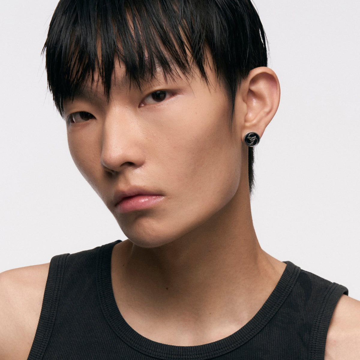 Triple Serpent Stud Earrings