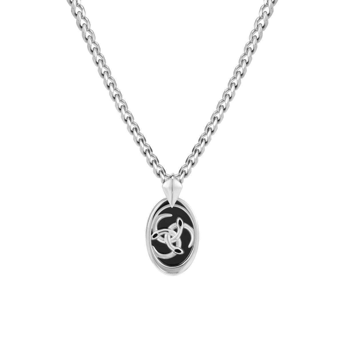 Triple Serpent Pendant Necklace
