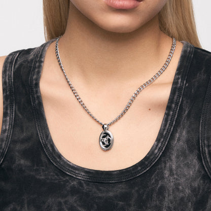Triple Serpent Pendant Necklace