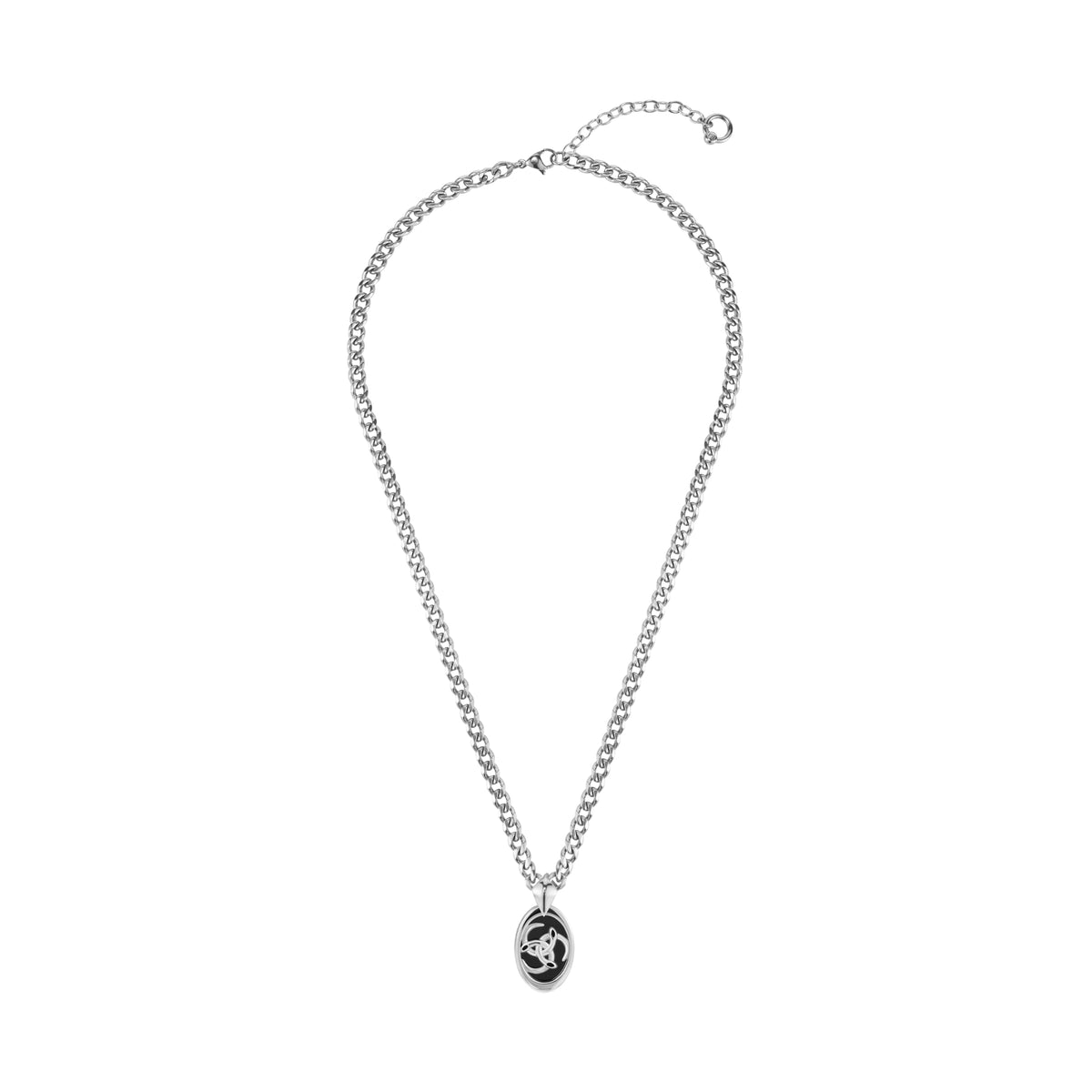 Triple Serpent Pendant Necklace