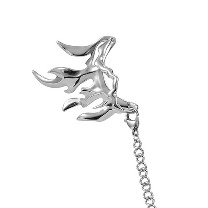 Dragon Tattoo Adjustable Flame Pattern Ear Hanger/Face jewelry