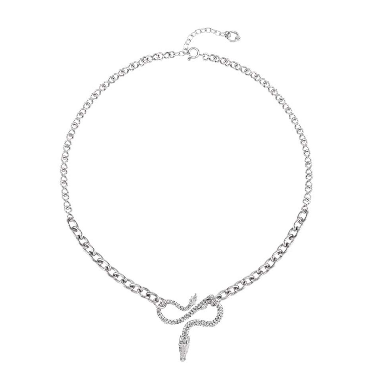 Descending Dragon Pendant Necklace