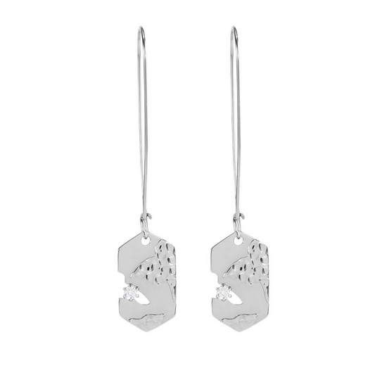 Dragon Emblem Pendant Earrings