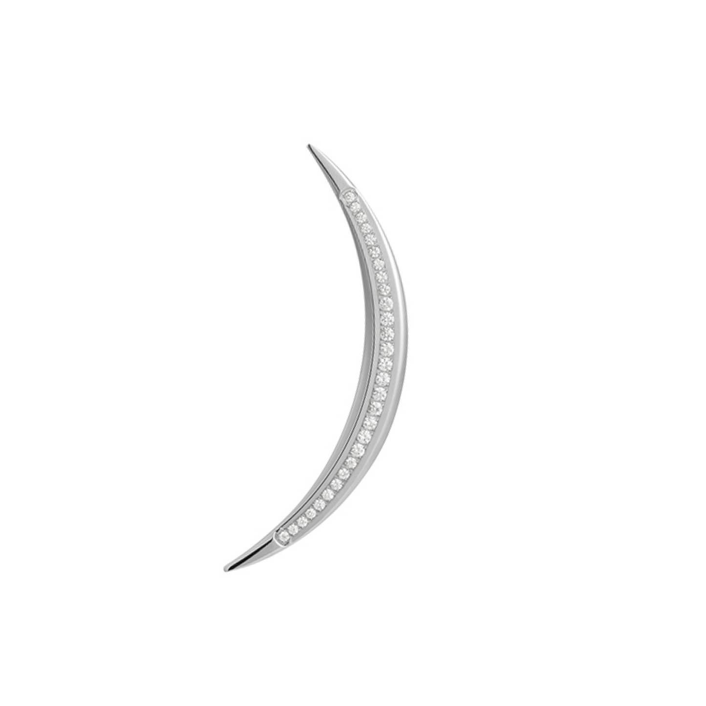 Blood Demon Crescent Earring