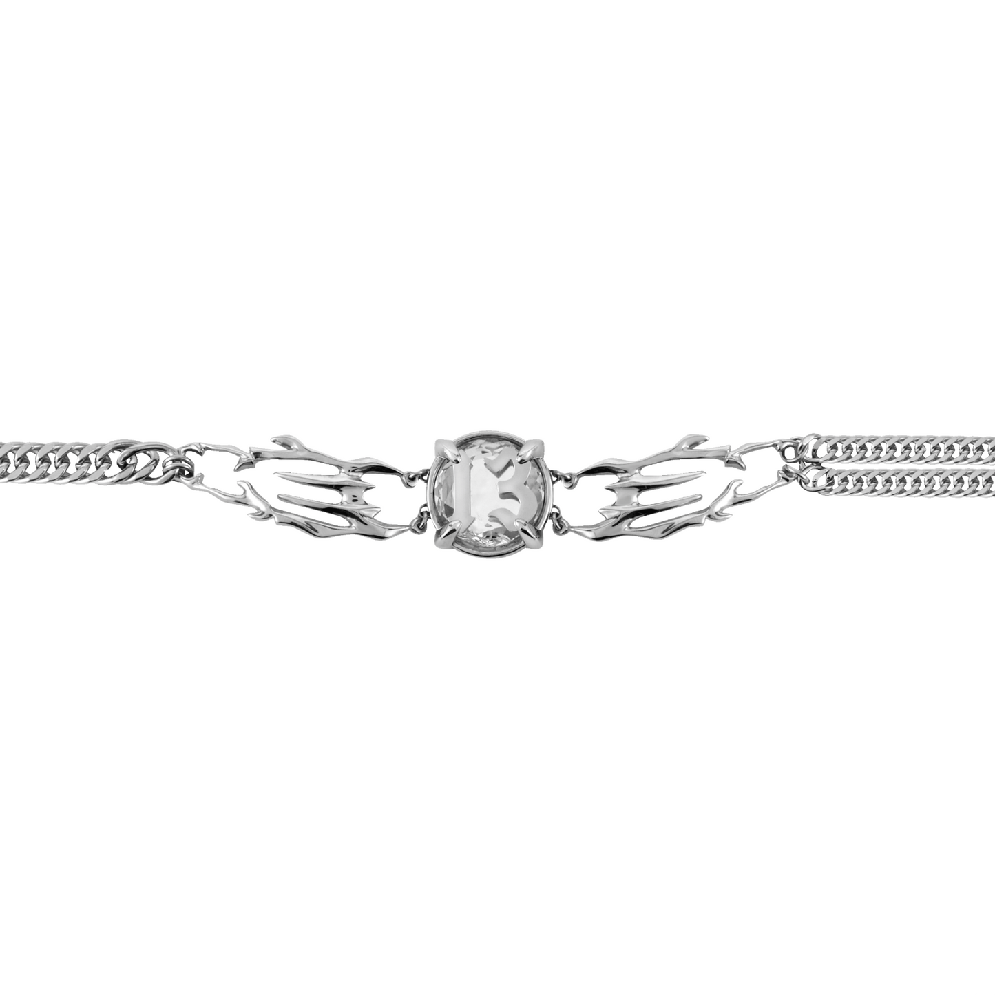 B Hours Rhinestone Necklace