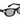 Cat-Eye B Square Sunglasses (Black)