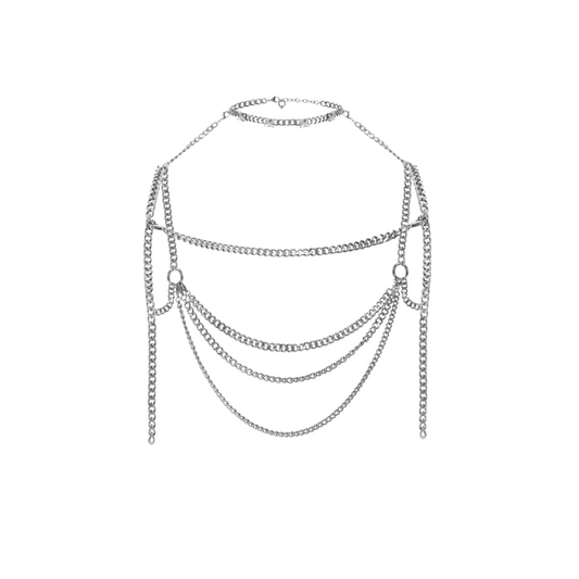 Crystal Decorated Choker & Body Chain
