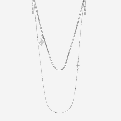 Starburst Decorated Double-Layer Glasses Chain