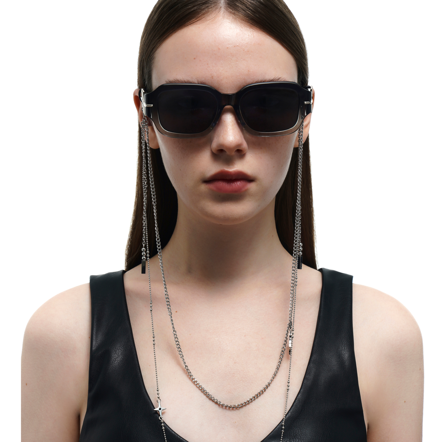 Starburst Decorated Double-Layer Glasses Chain