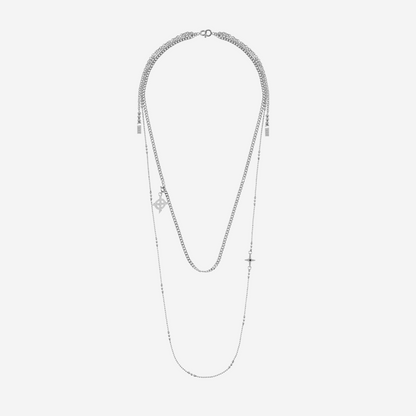 Starburst Decorated Double-Layer Glasses Chain