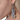 Tag Pendant Clasp Earrings
