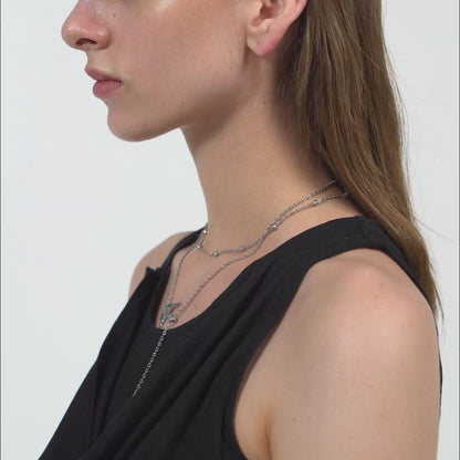 Double-Layer Peace Dove Necklace