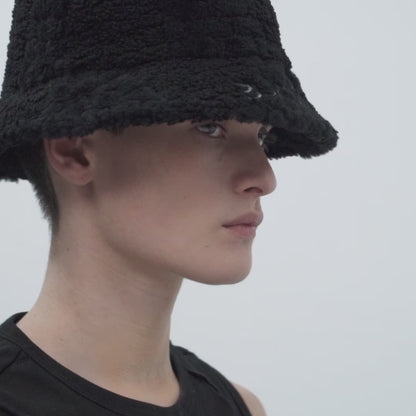 The X-Files Bone Logo Embroidered Patchwork Bucket Hat