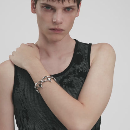 Diamond Prism Spike Bracelet