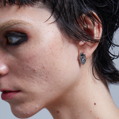 Rebellion Revolution Pierced Ear Charm Stud Earrings