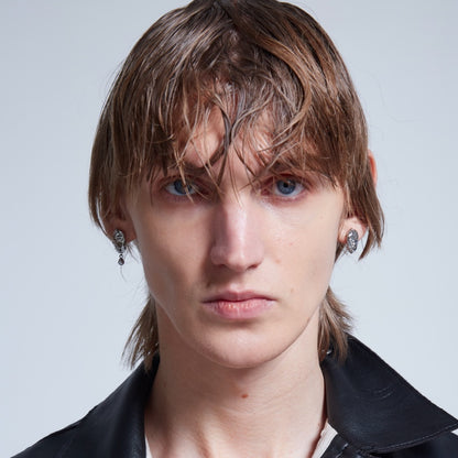 Rebellion Revolution Pierced Ear Charm Stud Earrings