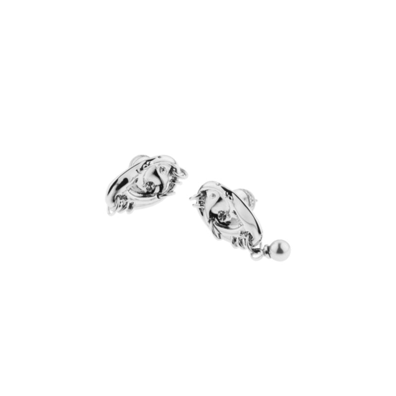 Rebellion Revolution Pierced Ear Charm Stud Earrings