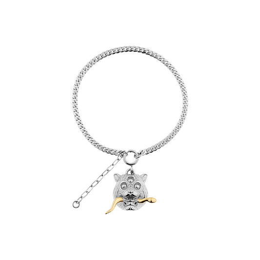 BLACKHEAD×KIYOKAWA Three-Eye Tiger Necklace/Bracelet