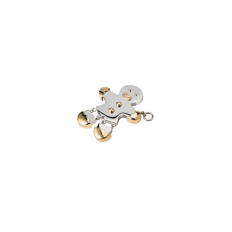 The Gingerbread Man Cookie Charm Necklace