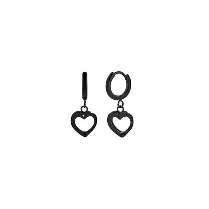 GX339-4 Heart Hoop Earrings