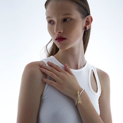 Killer Bunny Bicolor Arrow Cross Bangle