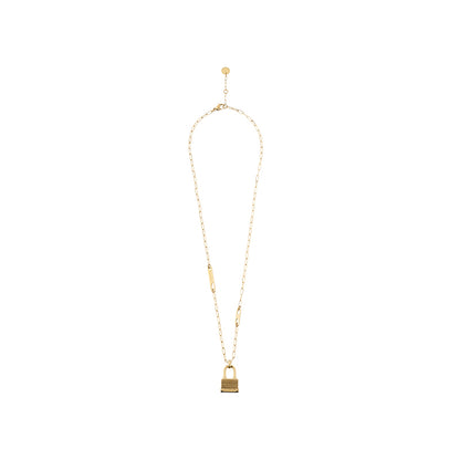 Hardware PlayStation Lock Pendant Long Chain Necklace