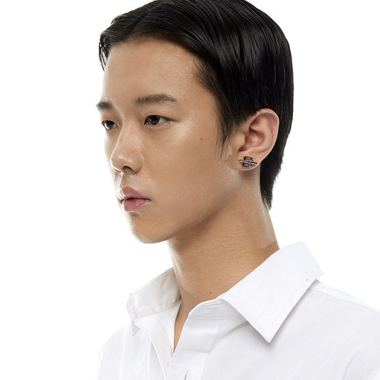 Teddy Girl Logo Earring