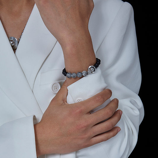 Georgium Sidus Planet Shape Agate Bracelet