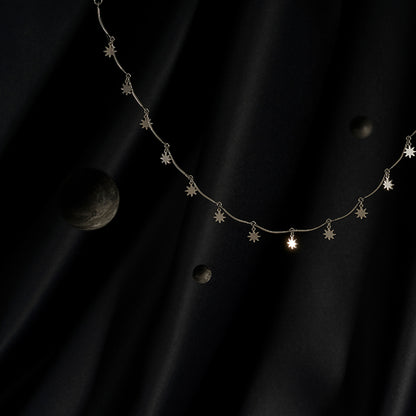 Georgium Sidus Star Beads Shape Necklace