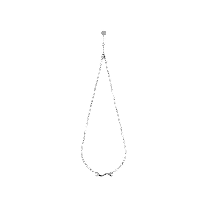 Hardware PlayStation Wrench Pendant Snake Chain Necklace Set