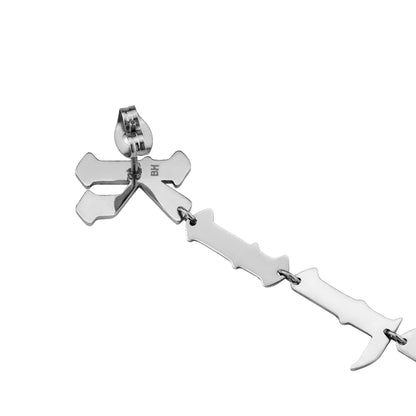 Killer Bunny KILLER Letters Drop Earrings