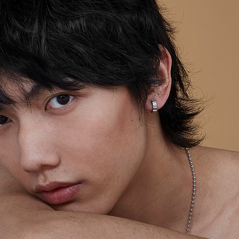 Xocolatl (chocolate) Bicolor Cuff Earring