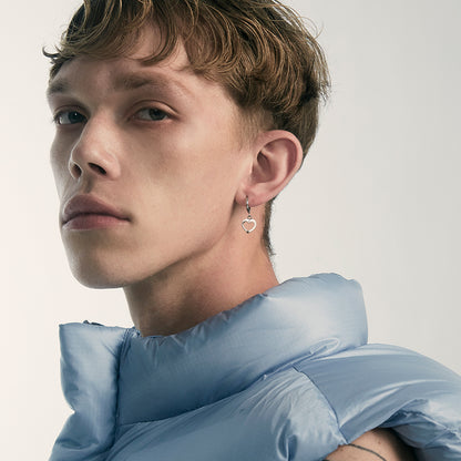 GX339-4 Heart Hoop Earrings