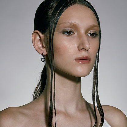 GX339-4 Heart Hoop Earrings