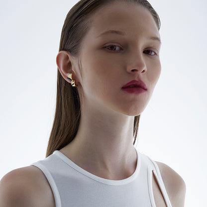 Killer Bunny Red Rabbit Eye Shape Decor Stud Earrings