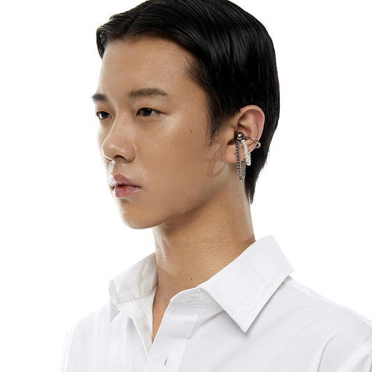 Teddy Girl Teddy Girl Double Strand Pearl Ear Clip