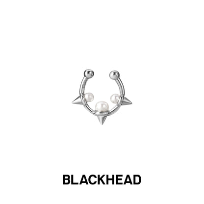 Y2B SERIES Pearl Stud Nose Ring/Ear Clip