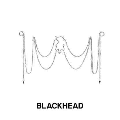 EDEN  Three-dimensional star Earring / Face Jewelry Set