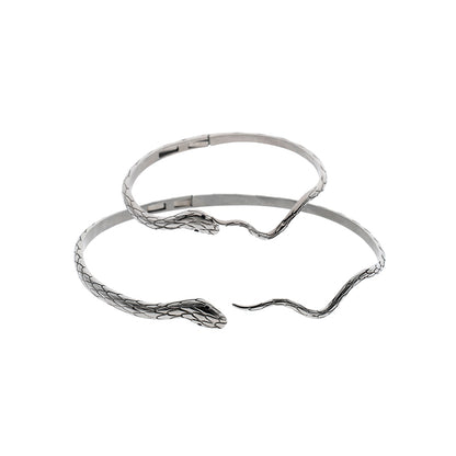 Bundle Sale Empty Town Snake Neck Ring Bangle Set