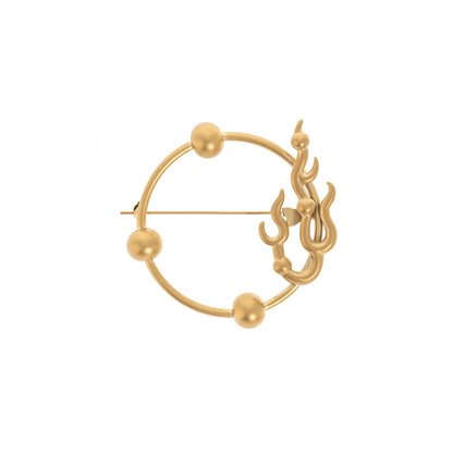 The Seven Deadly Sins- Lus Flame Shape Brooch