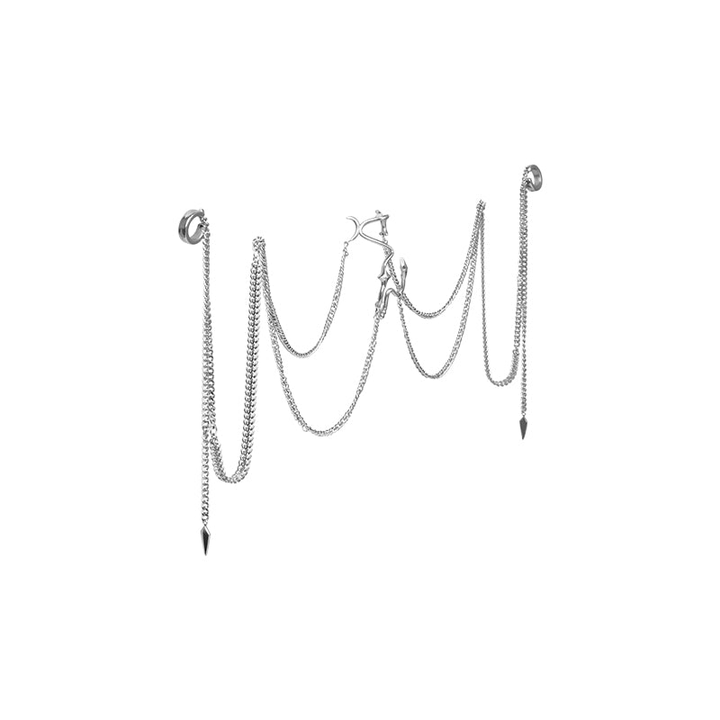 EDEN  Three-dimensional star Earring / Face Jewelry Set