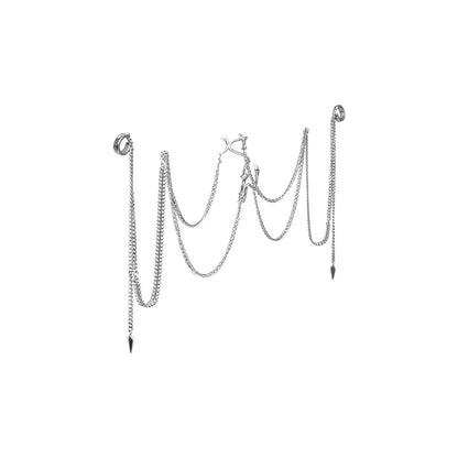 EDEN  Three-dimensional star Earring / Face Jewelry Set